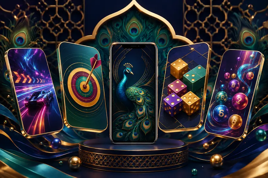 Mobile game category interface concept